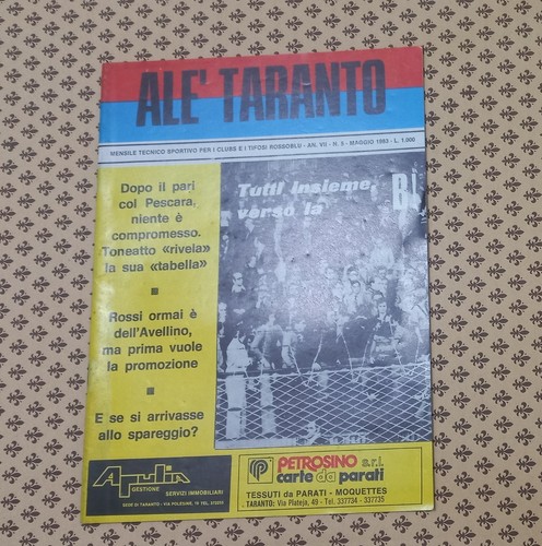 Ale taranto 1983 casarano - taranto, 5/1983