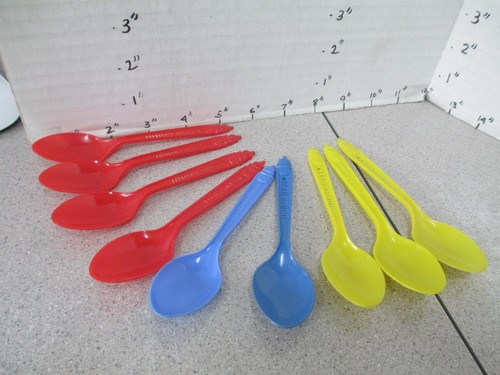 Cucchiai plastica dairy queen - cucchiai,