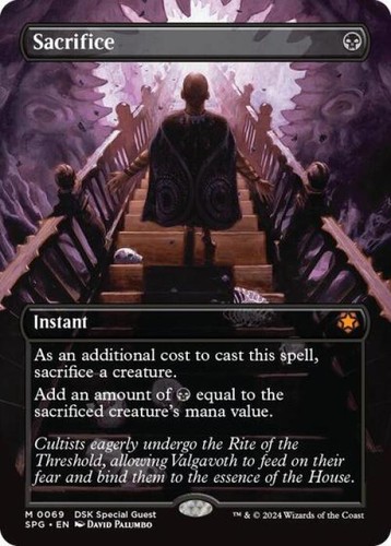 Mtg sacrificio inglese - sacrificio,