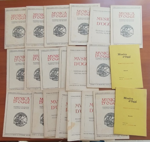 Musica oggi lotto rivista - d'oggi,
