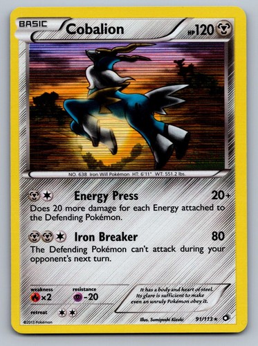 Cobalion 113 holo - cobalion, 91/113