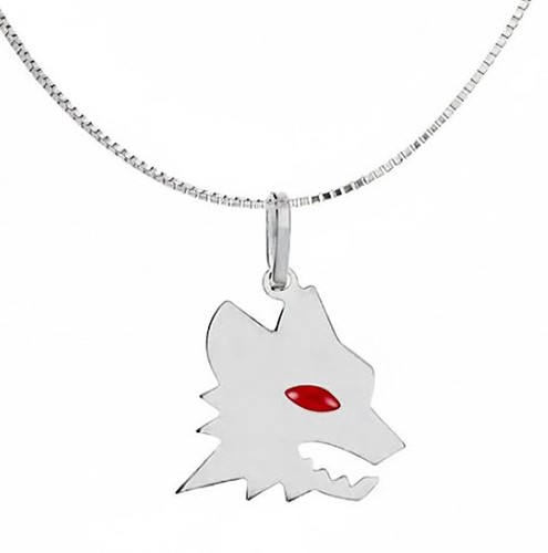 Collana uomo donna lupo - uomo,