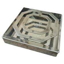 1980s Modern Clear Plexiglass