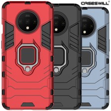 Custodia rigida per OnePlus 7T 7 Pro 6T custodia resistente supporto anello armatura ibrida