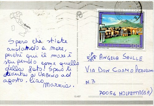 Francobollo cartolina - francobollo, cartolina-