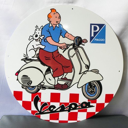 Vespa tintin scooter edition - tintin,