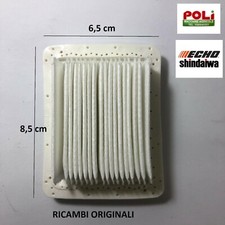 SHINDAIWA ECHO FILTRO ARIA IN CARTA PER DECESPUGLIATORE ORIGINALE 8,5 x 6,5 CM