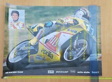 HB Racing Team Reggiani Aprilia RSV 250 manifesto poster originale no depliant