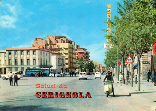 Cartolina cerignola foggia - cerignola,