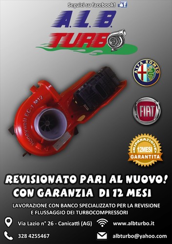 Turbina turbo alfa giulietta - turbina,