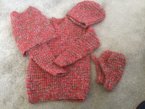 Set maglione lavorato mano - set,