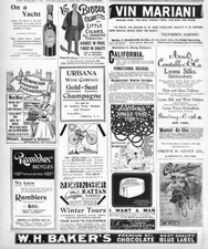 COLUMBIA BICYCLES BAKER'S PREMIUM CIOCCOLATO URBANA WINE COMPANY RAMBLER BICICLETTE