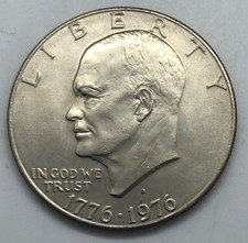America - STATI UNITI USA 1 $ dollaro Eisenhower  1776-1976 Bicentenario Denver