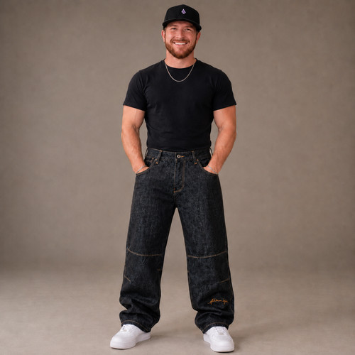 Jeans larghi platinum - jeans,