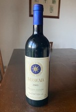BOTTIGLIA DI VINO SASSICAIA -