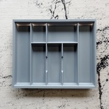 Vassoio posate cucina grigio