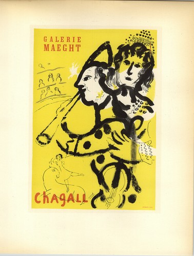 1959 mini poster marc chagall - poster,