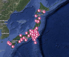 Giappone Luoghi Perduti Mappa Urbex Mappa Asia Abbandonata 2025