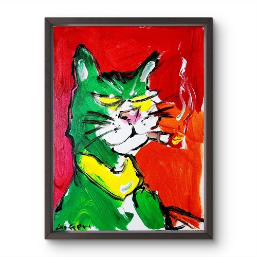 Aleph originale arte gatto - aleph,