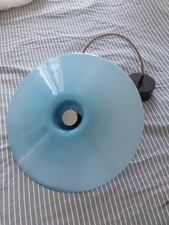 Lampadario VENINI  bicchiere Azzurro " Chiara" di CINI  BOERI