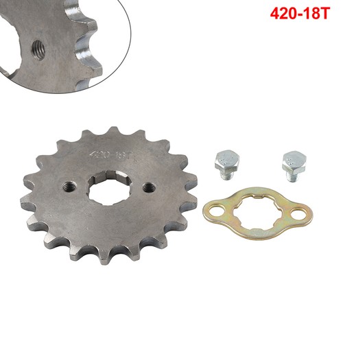 Catena 420 20mm 18t pignone - 20mm,