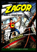 Zagor Repubblica N°180 "Verso il Grande Nord" Collezione Storica a Colori