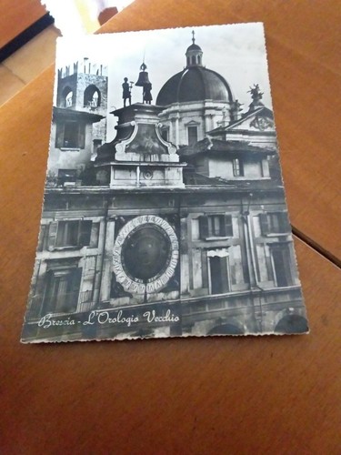 Cartolina brescia orologio - brescia, l