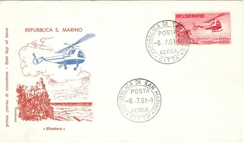 San marino 1961 elicottero - marino,