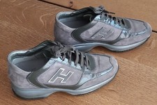 Sneakers donna Hogan Interactive. Autentiche. Camoscio grigio. Mis. 35 e 1/2