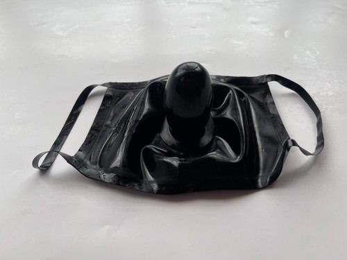 Maschera lattice fetish nera