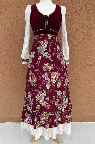 Maxi abito vintage anni - , 70