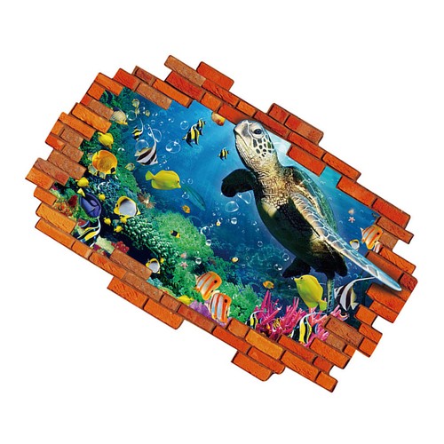Adesivo murale subacqueo