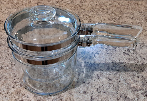Vintage pyrex flameware - flameware, vetro