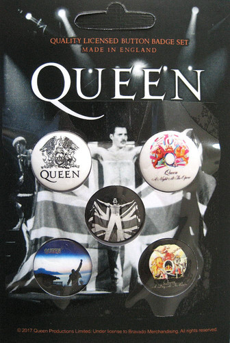 Queen buttonset badges set - buttonset,