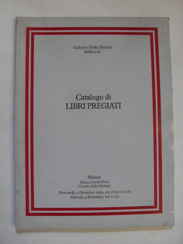 Sotheby catalogo libri - -,
