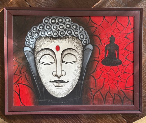 Quadro buddha tela di - quadro, su