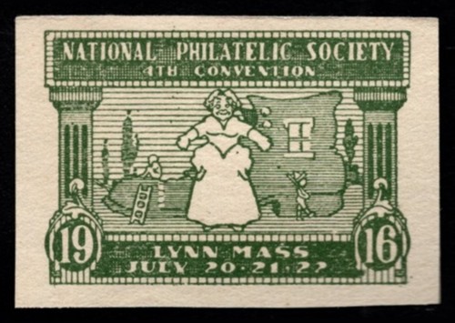 1916 poster stamp società - us,