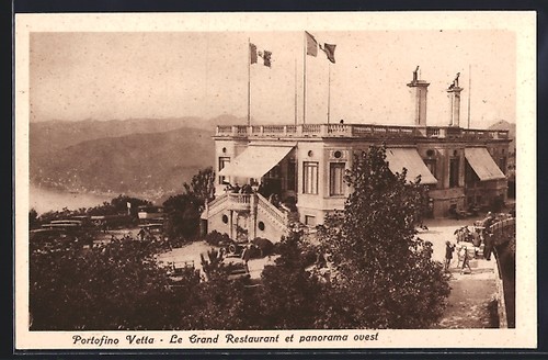Cartolina portofino vetta - cartolina, /