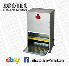 MANGIATOIA GALLINE AUTOMATICA ANTISPRECO 20K ANTITOPO POLLAIO PER POLLI OVAIOLE 