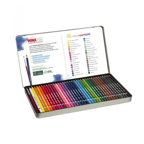 Scatola metallo con 36 - in,