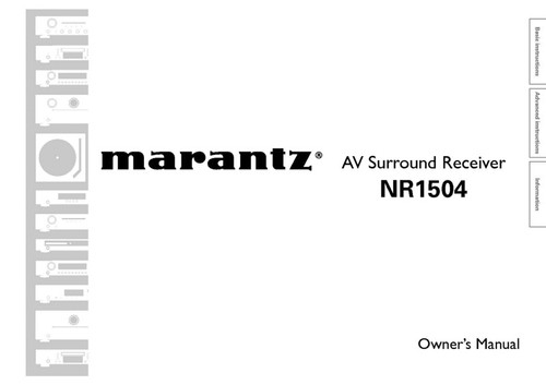 Marantz nr1504 ricevitore - marantz,