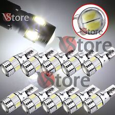 10pcs Lampade T10 Led 6 SMD 5630 Canbus BIANCO HID Luci No Errore Posizione Auto