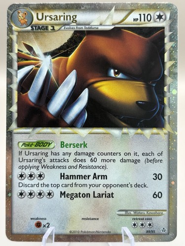 Carta pokemon ursaring - pokemon, prime
