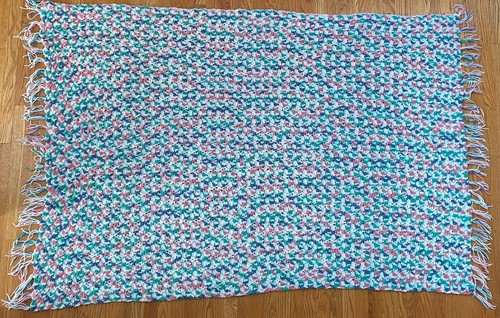 Coperta afgana vintage - fatta, a