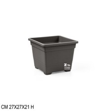 VASO QUADRATO CM 27X27X21 H