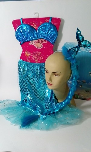 Carnevale vestito sirena bimba - vestito,