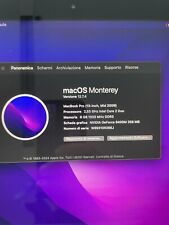 MACBOOK PRO A1278 INTEL CORE 2 DUO RAM 8GB HD 120GB SCHERMO 13.3 POLLICI