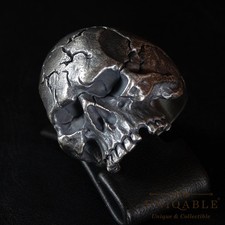 Anello argento sterling biker