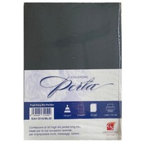 CARTA PERLATA A4 BLU 120GR. CF