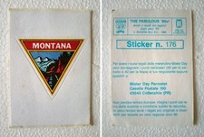 Sticker The Fabulous 80s Ed. Blu 1986 n.176 Montana - Adesivo VINTAGE